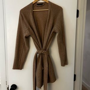 360 cashmere wrap cardigan (mid length)